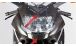 BMW K1300S Carbon front fairing covers on the light