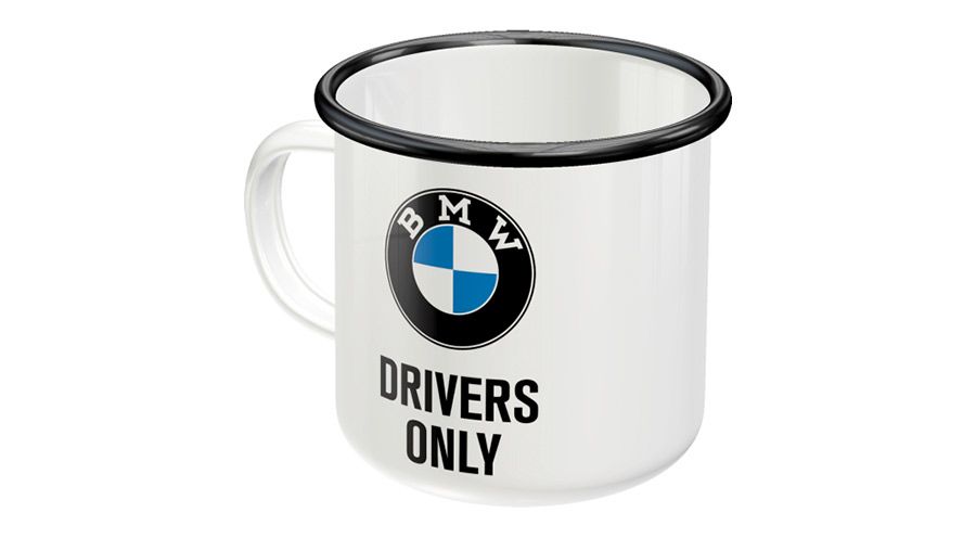 BMW R12nineT & R12 Enamel Cup BMW Drivers Only