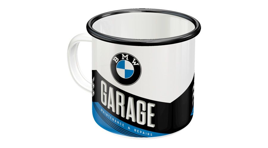 BMW elderly model since 1969 Enamel Cup BMW - Garage