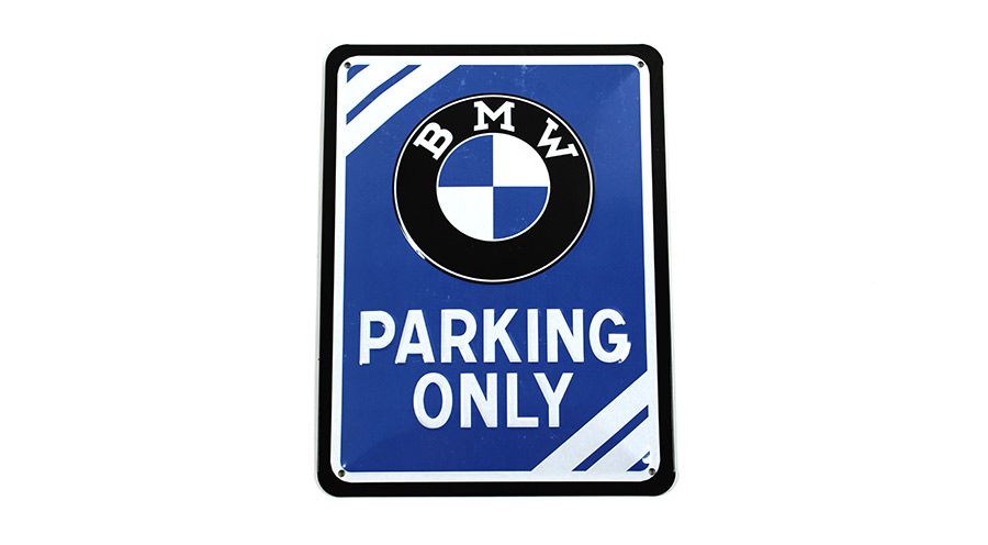 BMW F650GS (08-12), F700GS & F800GS (08-18) Metal sign BMW - Parking Only