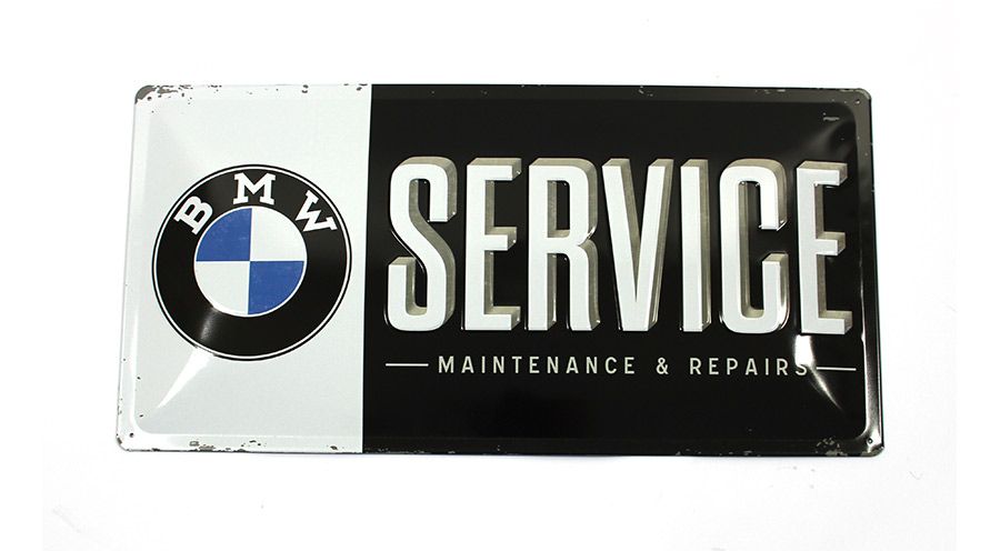 BMW R850R, R1100R, R1150R & Rockster Metal sign BMW - Service