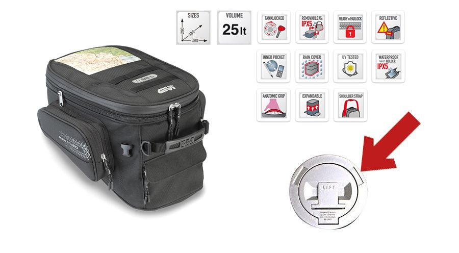 bmw s1000r tank bag