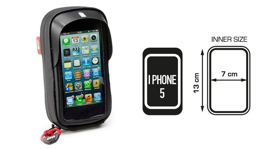 BMW R 1200 GS LC (2013-2018) & R 1200 GS Adventure LC (2014-2018) GPS Bag for iPhone4, 4S, iPhone5 and 5S