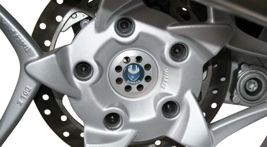 BMW K1300S Rear wheel centre cover