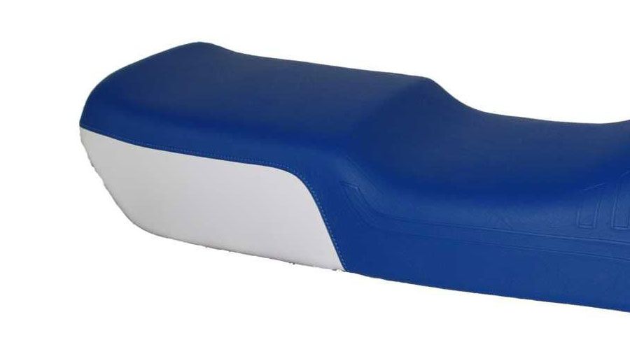 BMW R 100 Model Seat cover GS white-blue, high