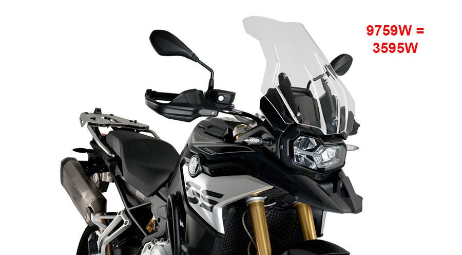 BMW F750GS, F850GS & F850GS Adventure Touring windshield