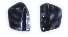 BMW R1100S Heel guards carbon fibre