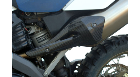 BMW G650Xchallenge, G650Xmoto, G650Xcountry Carbon exhaust heat shield big