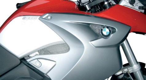 BMW R1200GS, R1200GS Adventure & HP2 Stainless steel tank grille