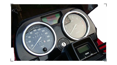 BMW R 80 Model Speedometer rings