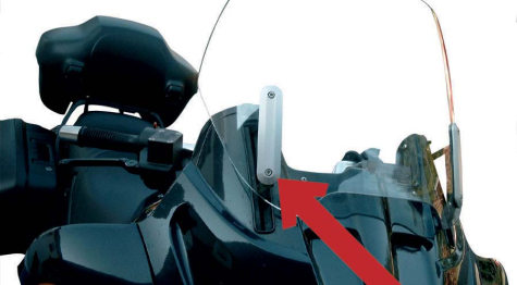 BMW R1100RT, R1150RT Screen attachment