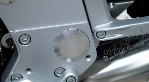 BMW K1200RS & K1200GT Swing arm pivot cover