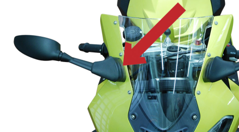 Bmw s1000rr mirror extensions #4
