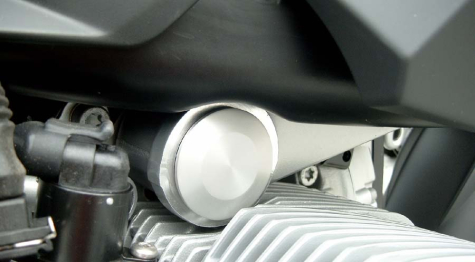BMW R1200R Telelever end caps