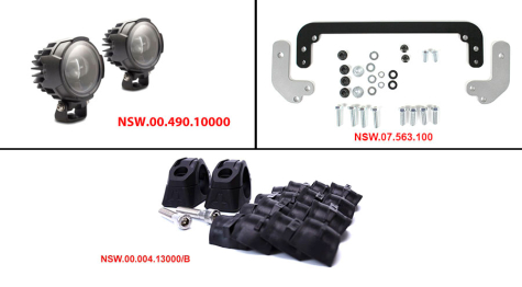 BMW R1200GS, R1200GS Adventure & HP2 Additional lights