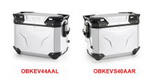  BMW R 1200 GS LC (2013-2018) & R 1200 GS Adventure LC (2014-2018) GIVI Trekker Outback EVO Smart cases anodised with cut-out for exhaust