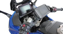  BMW R1300R Smartphone support for OEM GPS bracket