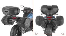  BMW R1300RS Side case mounting