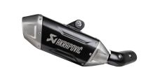  BMW F450GS Akrapovic Stainless Steel Black Exhaust