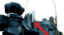  BMW R1100RT, R1150RT Screen attachment