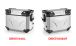 BMW R 1200 GS LC (2013-2018) & R 1200 GS Adventure LC (2014-2018) GIVI Trekker Outback EVO Smart cases with cut-out for exhaust