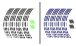 BMW F800S, F800ST & F800GT Rim Stripes F800ST