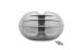 BMW R 100 Model Valve cover, classic look with polished edges, 4 ribs