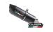 BMW F 650, CS, GS, ST, Dakar (1994-2007) GPR Slip On Exhaust Furore Nero Italia