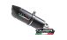BMW F 650, CS, GS, ST, Dakar (1994-2007) GPR Slip On Exhaust Furore Nero Italia