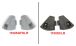 BMW R1100S Mirror Covers