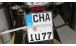 BMW F450GS Licence plate bracket stainless steel adjustable