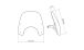 BMW R12nineT, R12, R12S & R12G/S Sport windshield