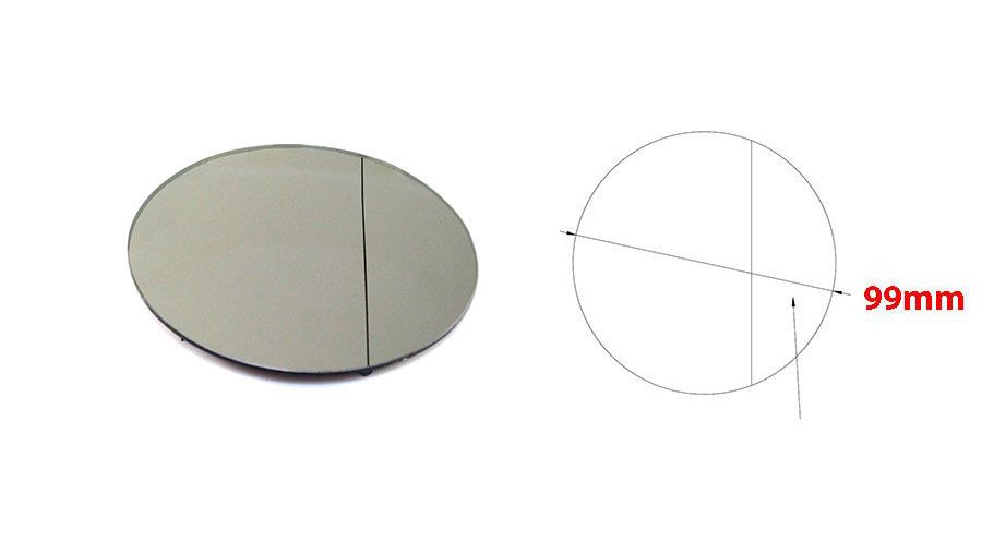 BMW R1200R (2005-2014) Blind Angle Mirror Glasses