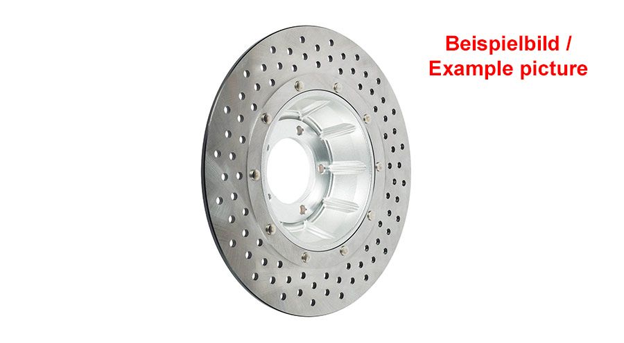 BMW R 100 Model Brake disk 2-2 perforation, deep shape