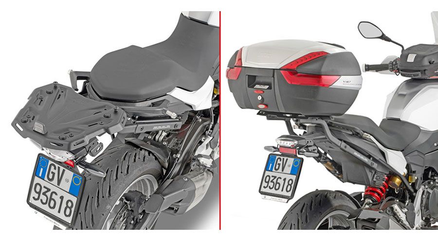 BMW F900R Top case mounting