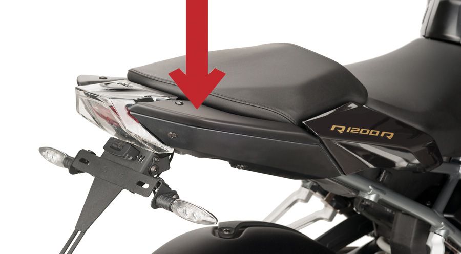 BMW R 1250 R Covers for passenger handles