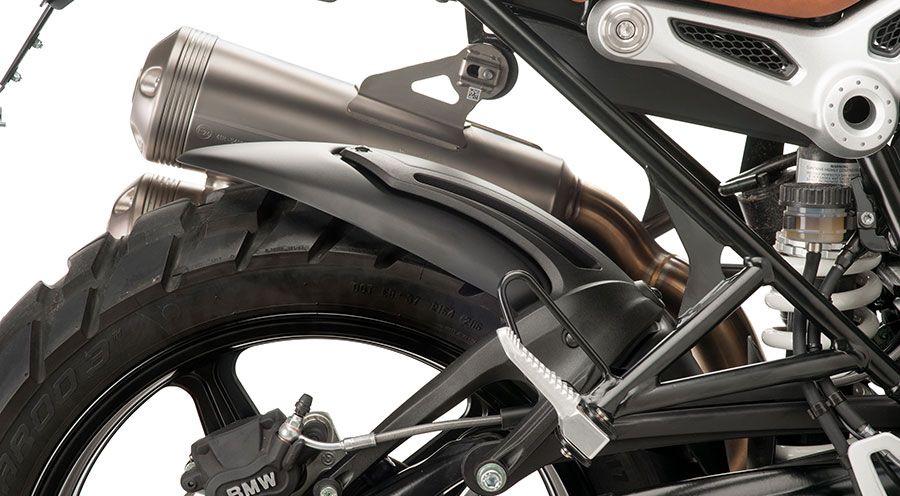 BMW R nine T ABS resin mud guard
