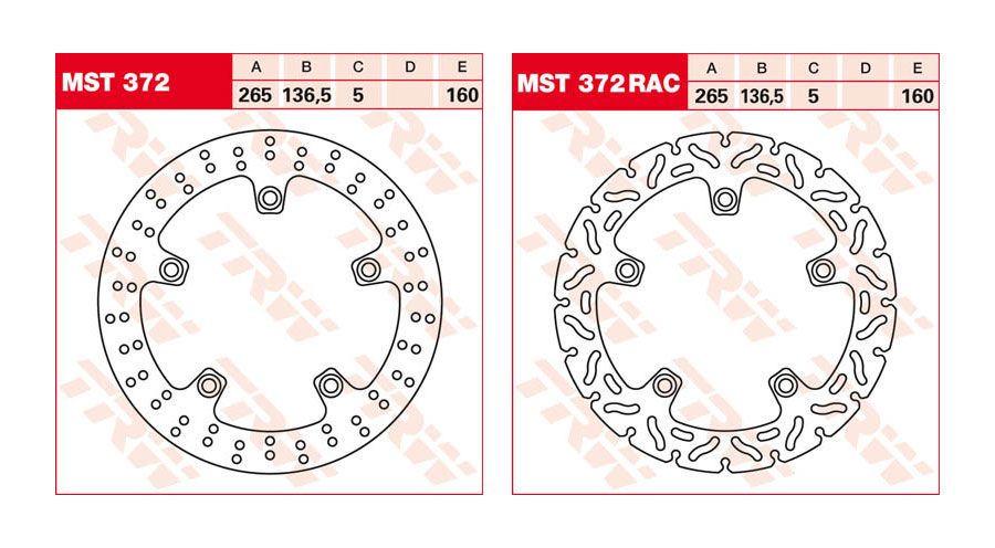 BMW R nine T Rear brake disc