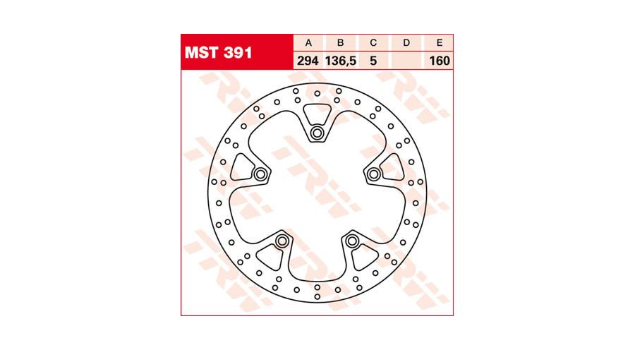 BMW K1300GT Rear brake disc