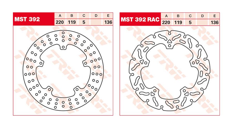 BMW S1000RR (2009-2018) Rear brake disc