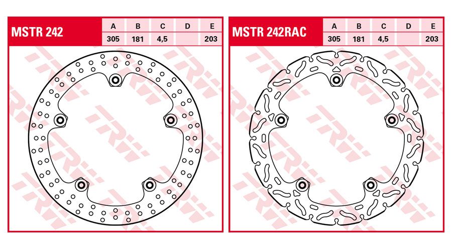 BMW F800GS (2024- ), F900GS & F900GS Adv Front Brake Discs Rivet Pack