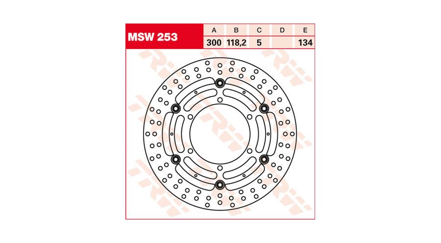 BMW F650GS (08-12), F700GS & F800GS (08-18) Front brake disc F700GS & F800GS