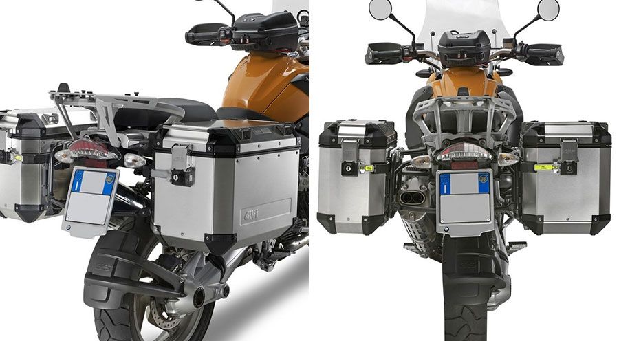 BMW R1200GS (04-12), R1200GS Adv (05-13) & HP2 Side case mounting for Trekker Outback