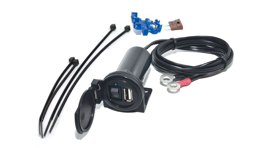 BMW G 310 R USB socket with On/Off switch