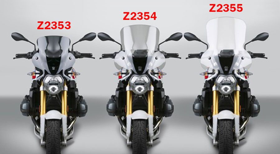  Parabrisas ZTechnik para BMW R 1200 R, LC (2015-2018) |  Accesorios Hornig para Motos