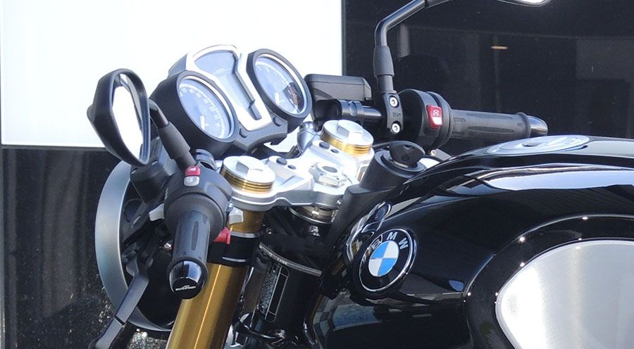 BMW R nine T AC Schnitzer handlebar conversion Clip-on