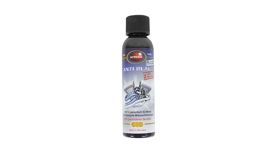 BMW R12nineT & R12 Autosol Bluing Remover