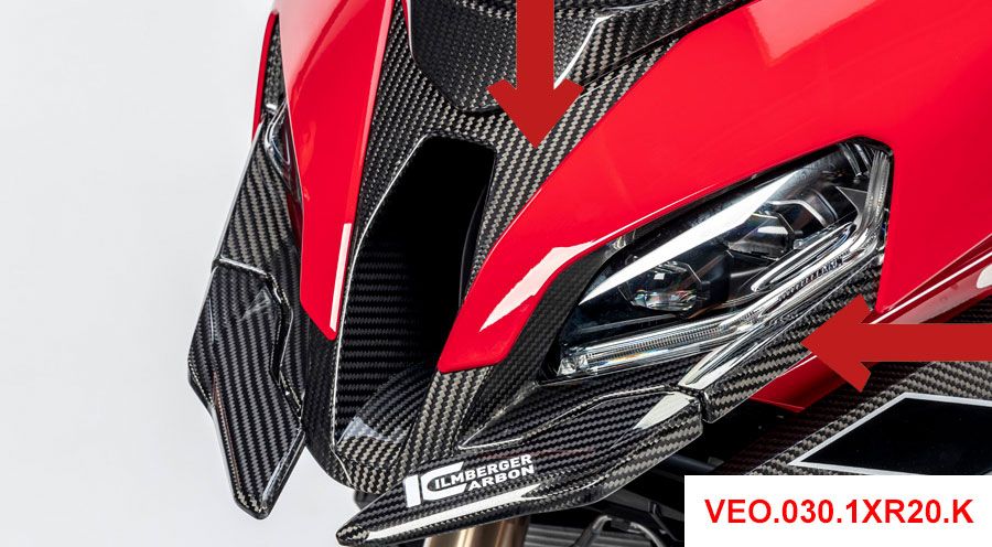 BMW S 1000 XR (2020- ) Carbon Front Fairing (middle)
