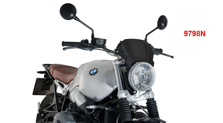 BMW R nine T Aluminium frontal plate