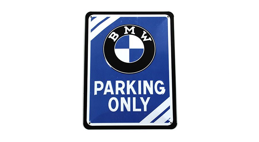 BMW F900R Metal sign BMW - Parking Only